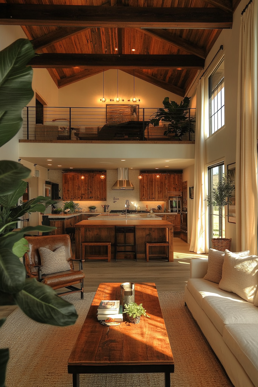 barndominium living room