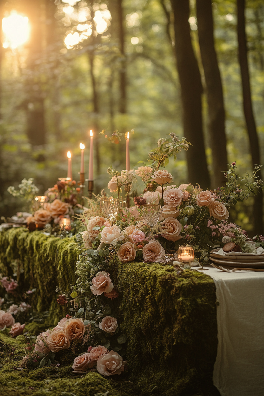 boho wedding table decorations