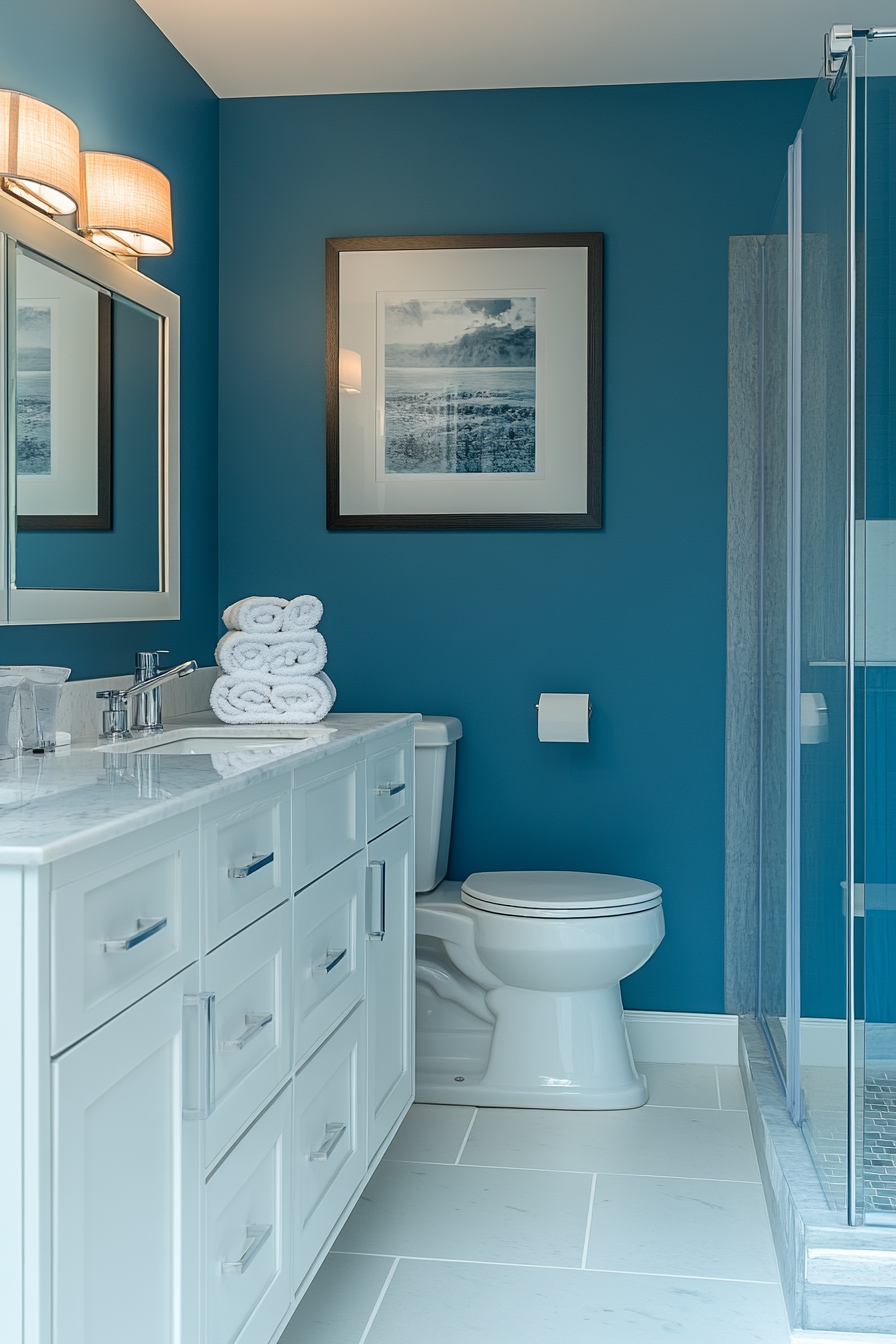 blue bathroom decor ideas