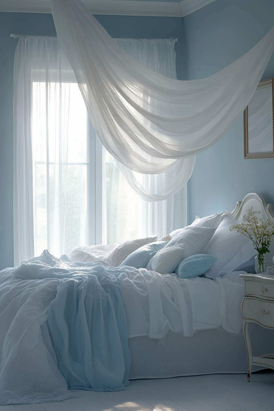 blue fantasy bedroom ideas