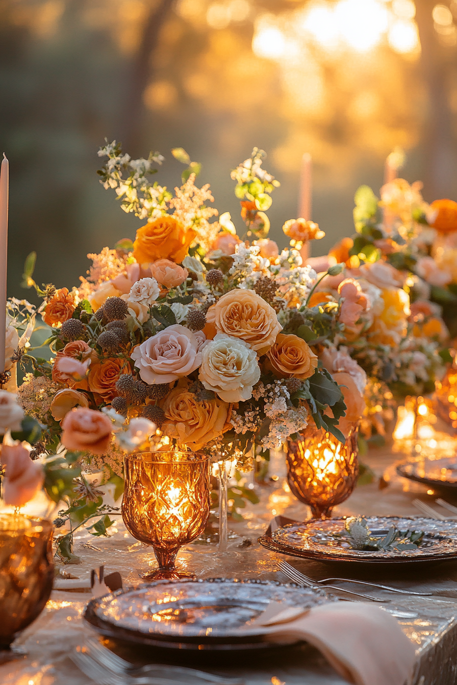 boho wedding table decorations