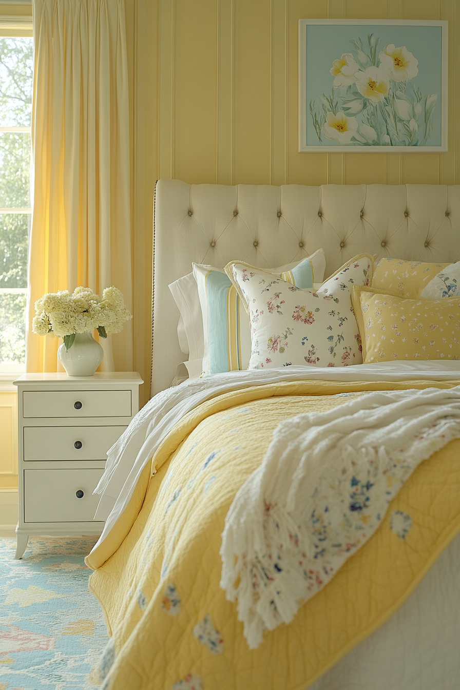 yellow fantasy bedroom ideas