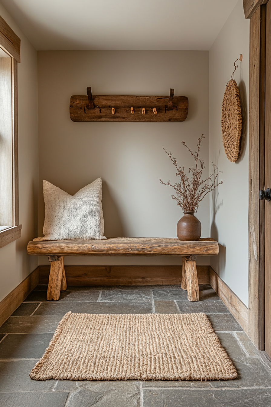 wabi sabi entryway