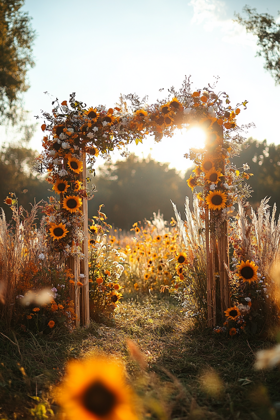 boho wedding arch