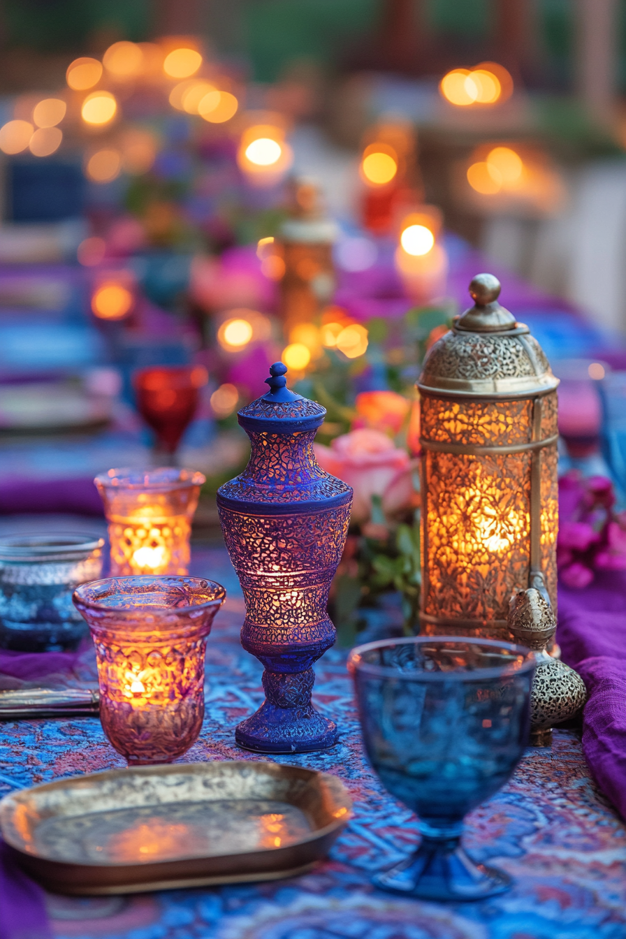 boho wedding table decorations