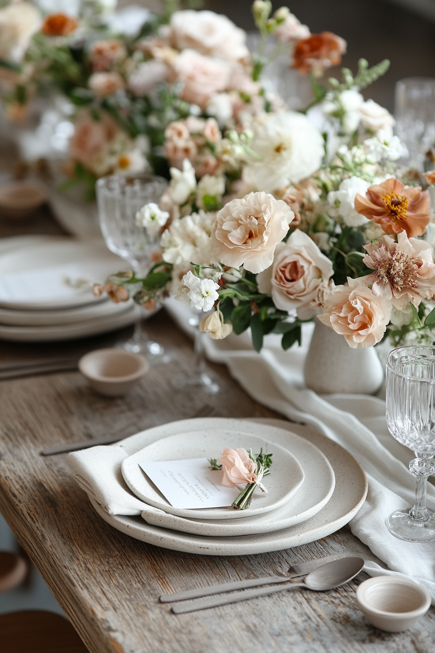 boho wedding table decorations