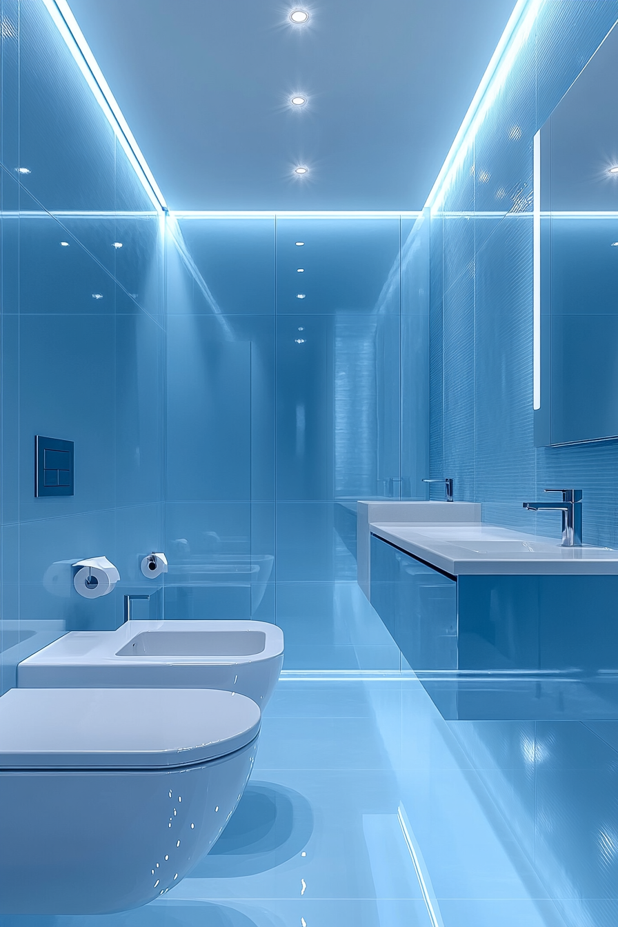 blue bathroom decor ideas