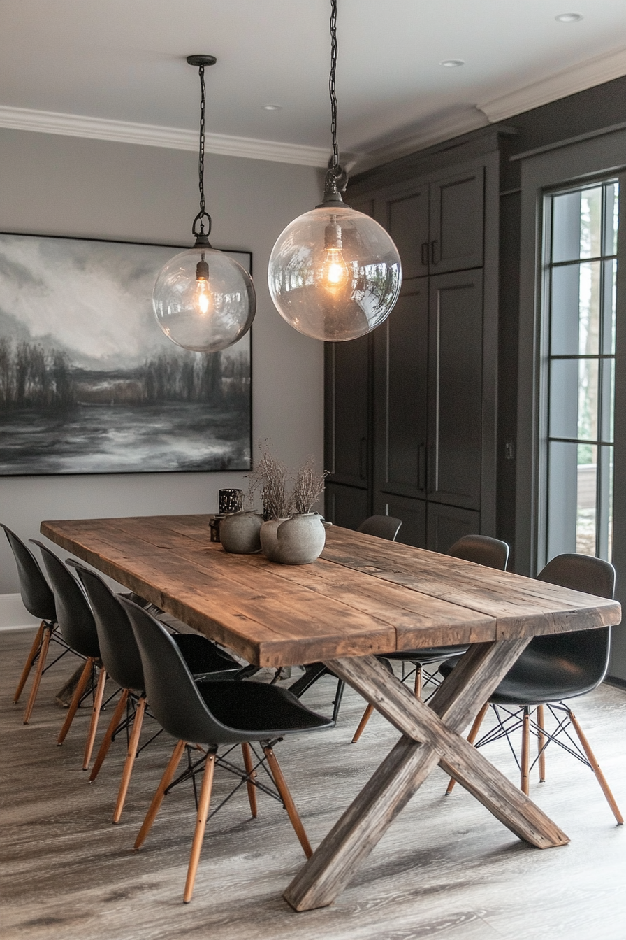 barndominium dining room