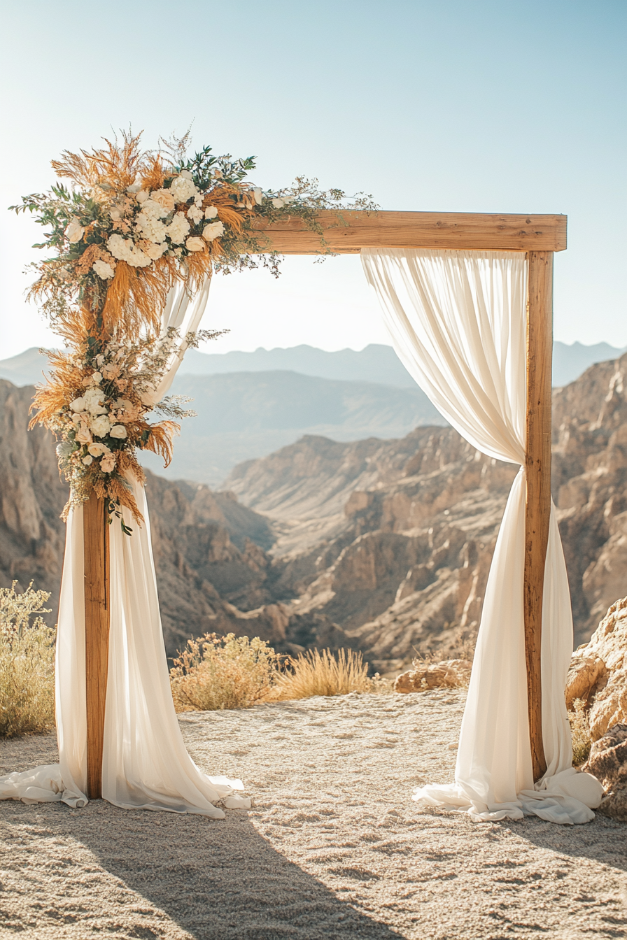 boho wedding arch