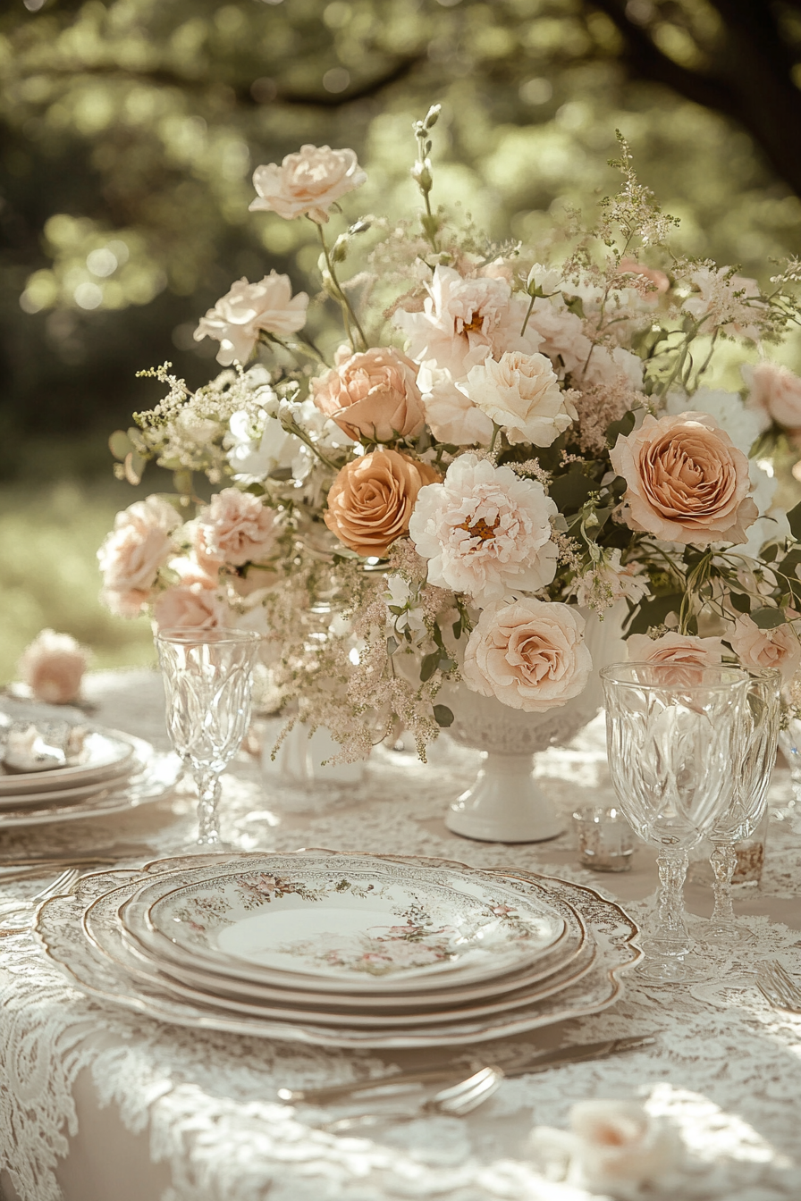 boho wedding table decorations