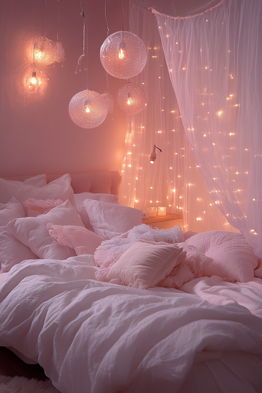 pink fantasy bedroom ideas