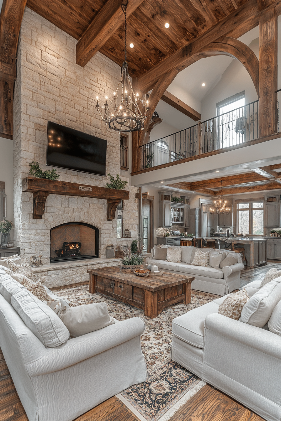 barndominium living room