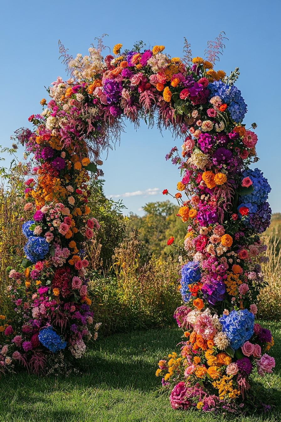 boho wedding arch