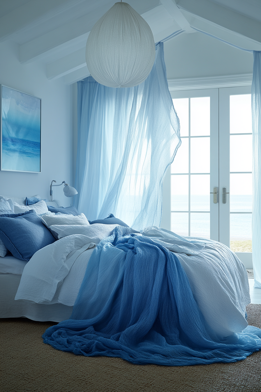 blue fantasy bedroom ideas