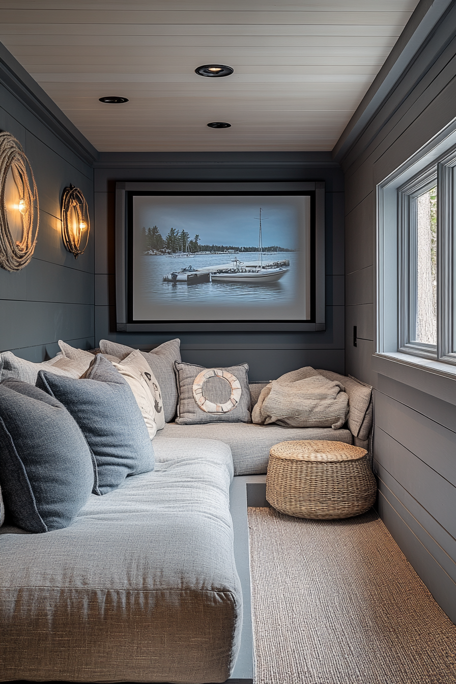 small fishing cabin interior