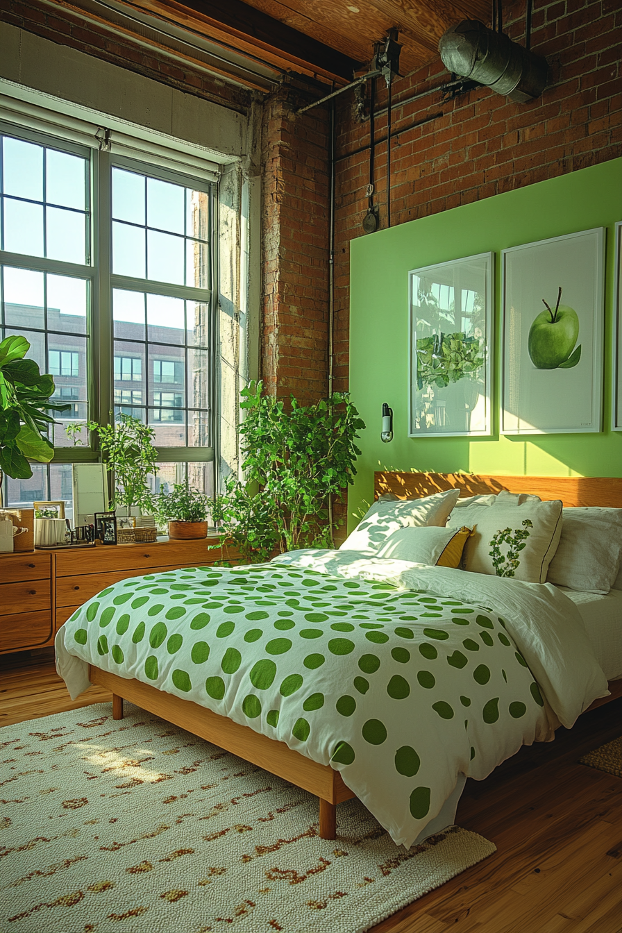 green fantasy bedroom ideas