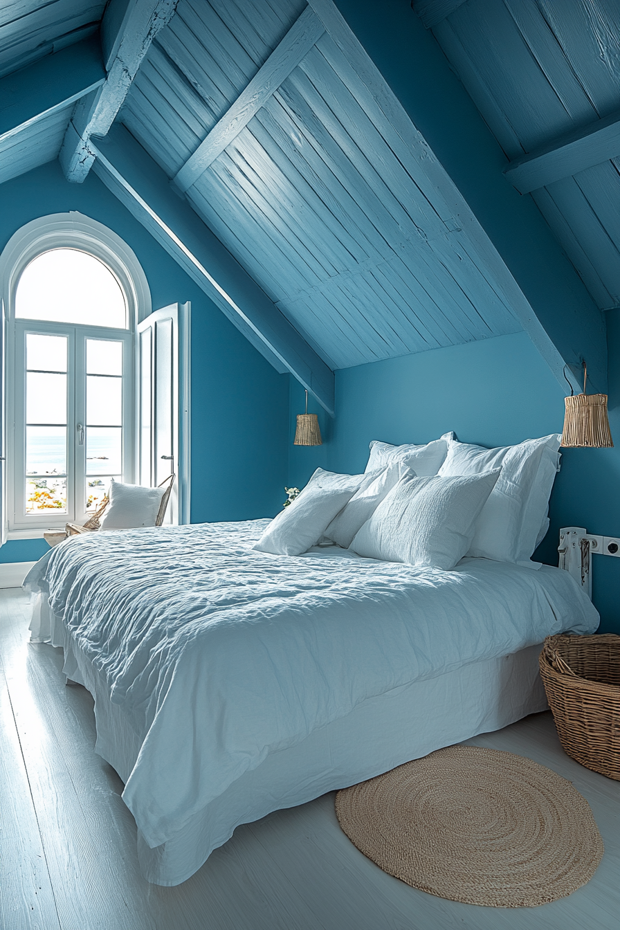 blue fantasy bedroom ideas