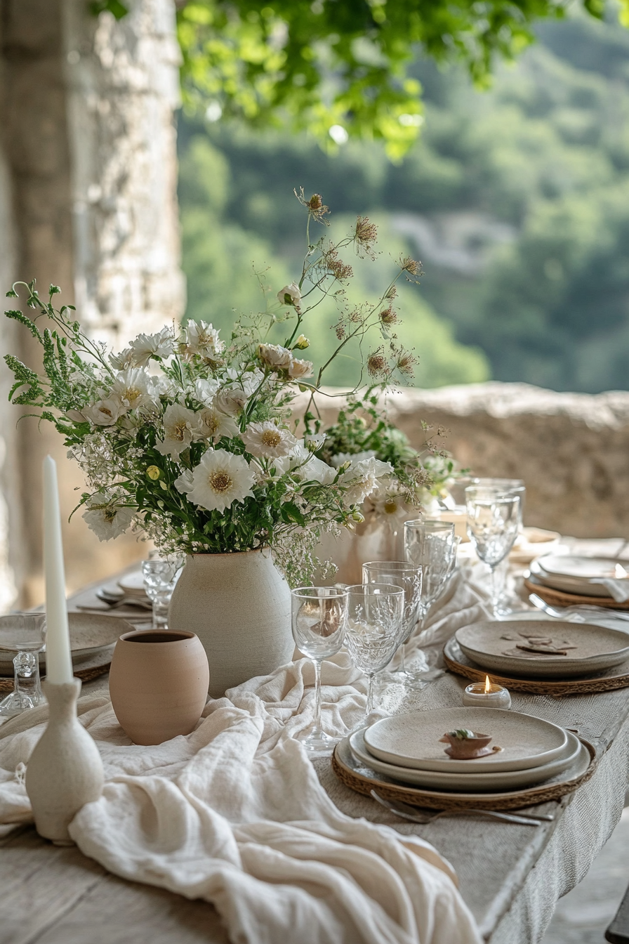 boho wedding table decorations