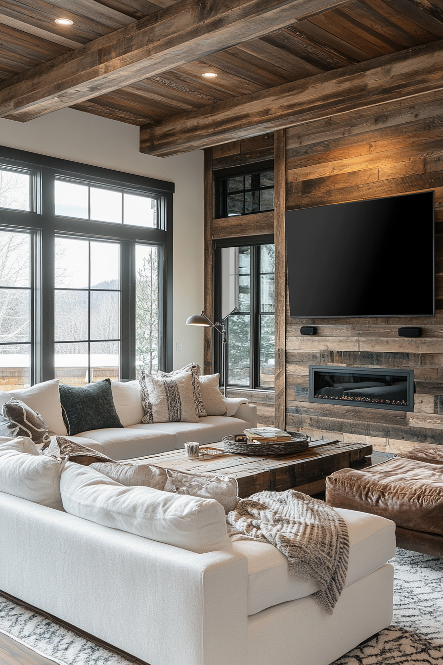 barndominium living room