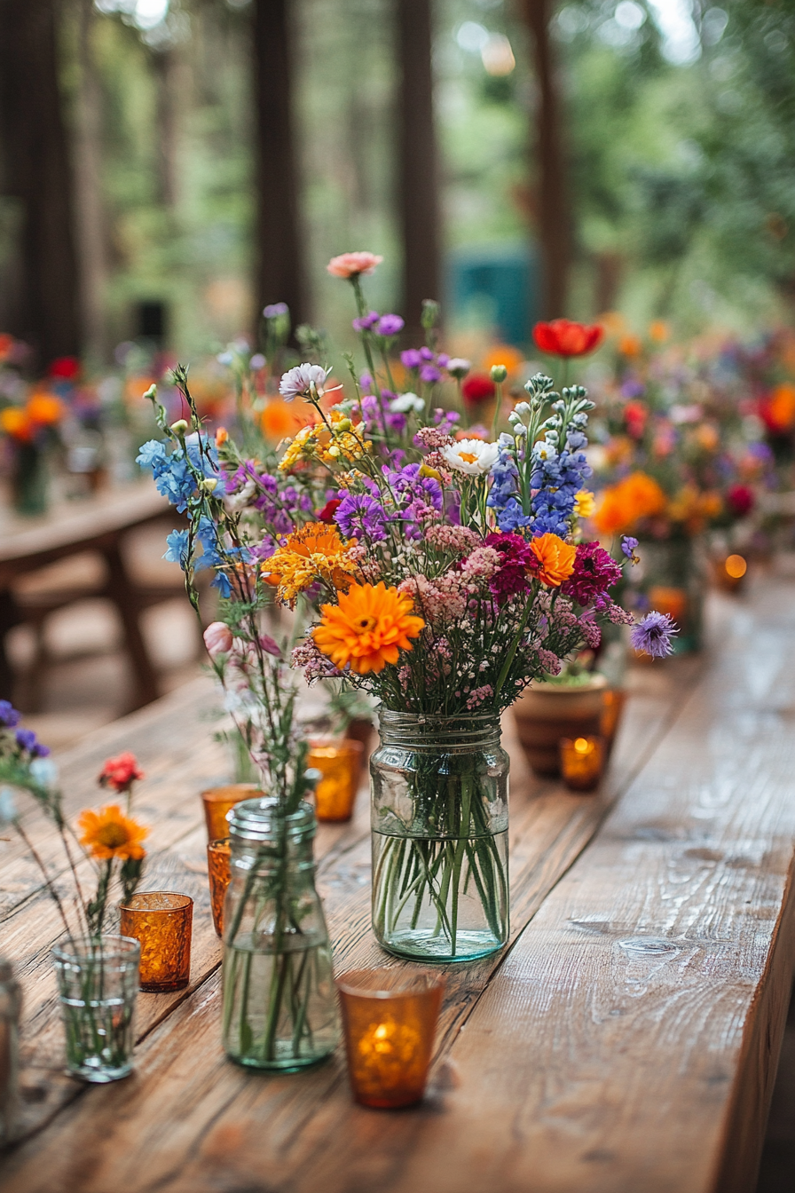 boho wedding table decorations