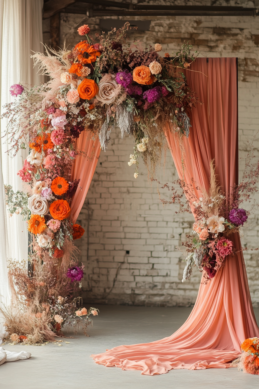 boho wedding arch