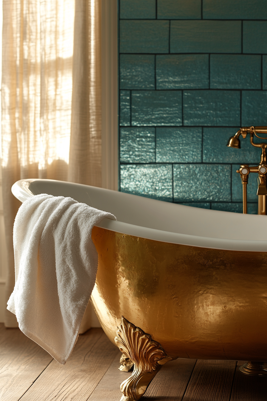 yellow and blue bathroom ideas