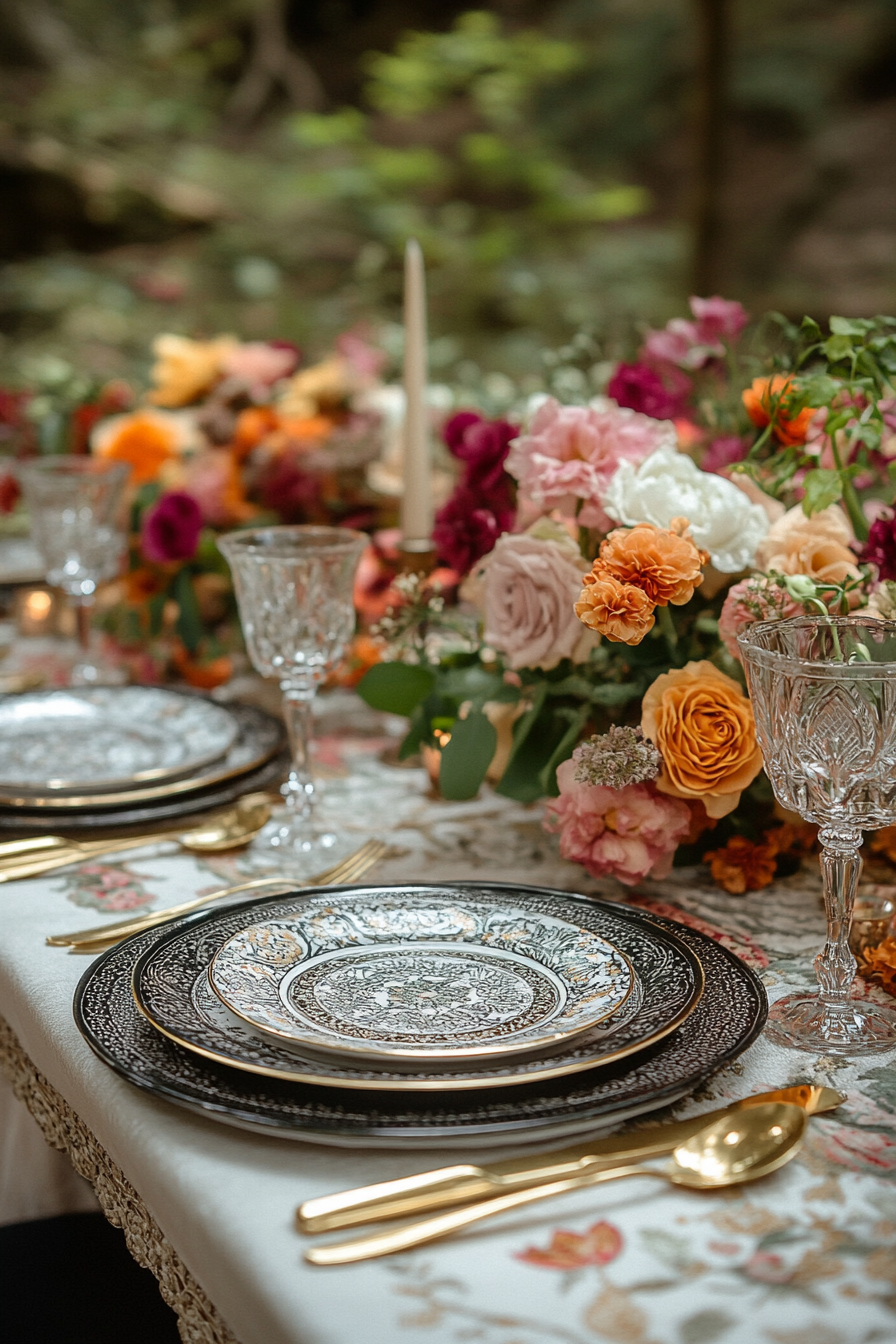 boho wedding table decorations