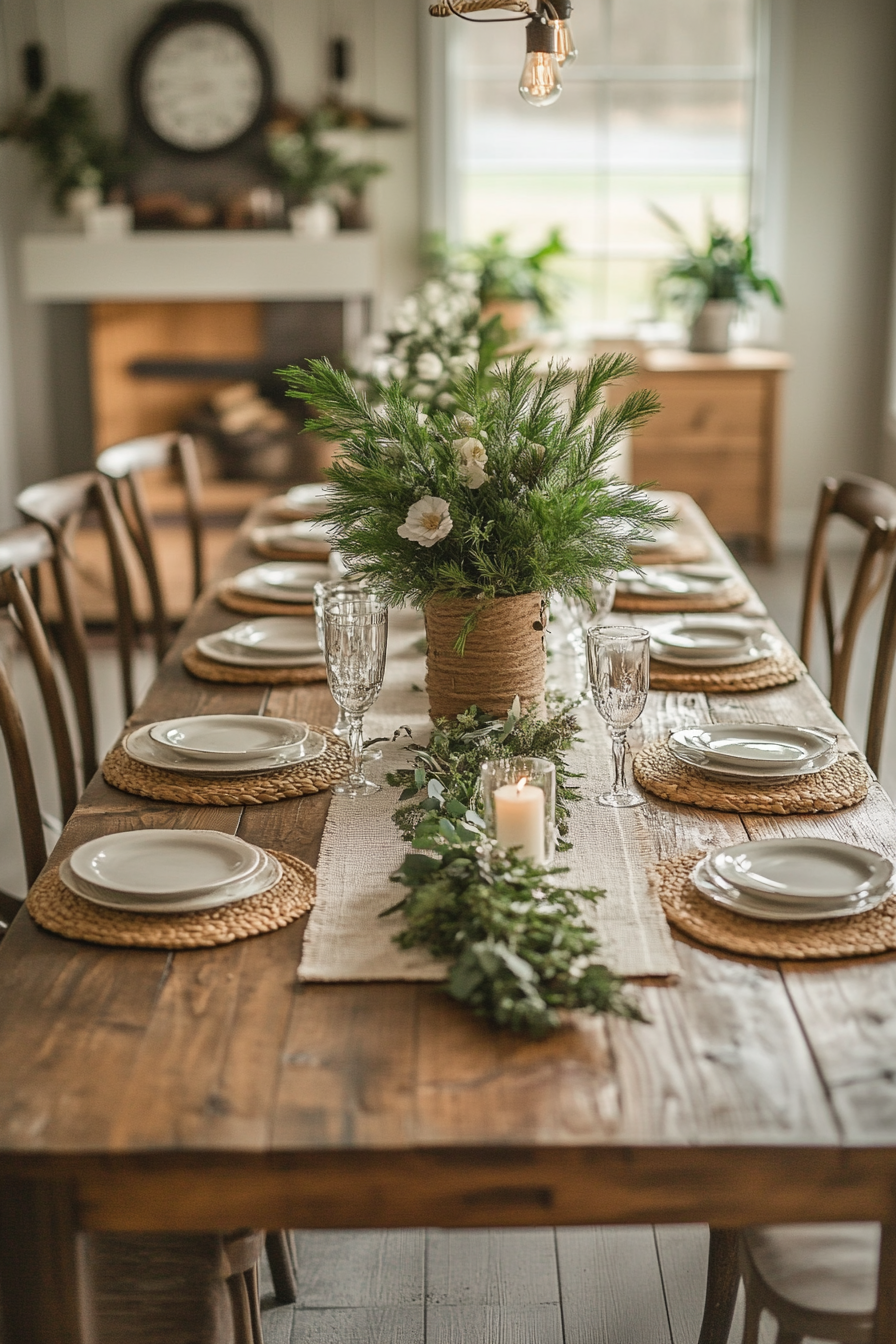 barndominium dining room