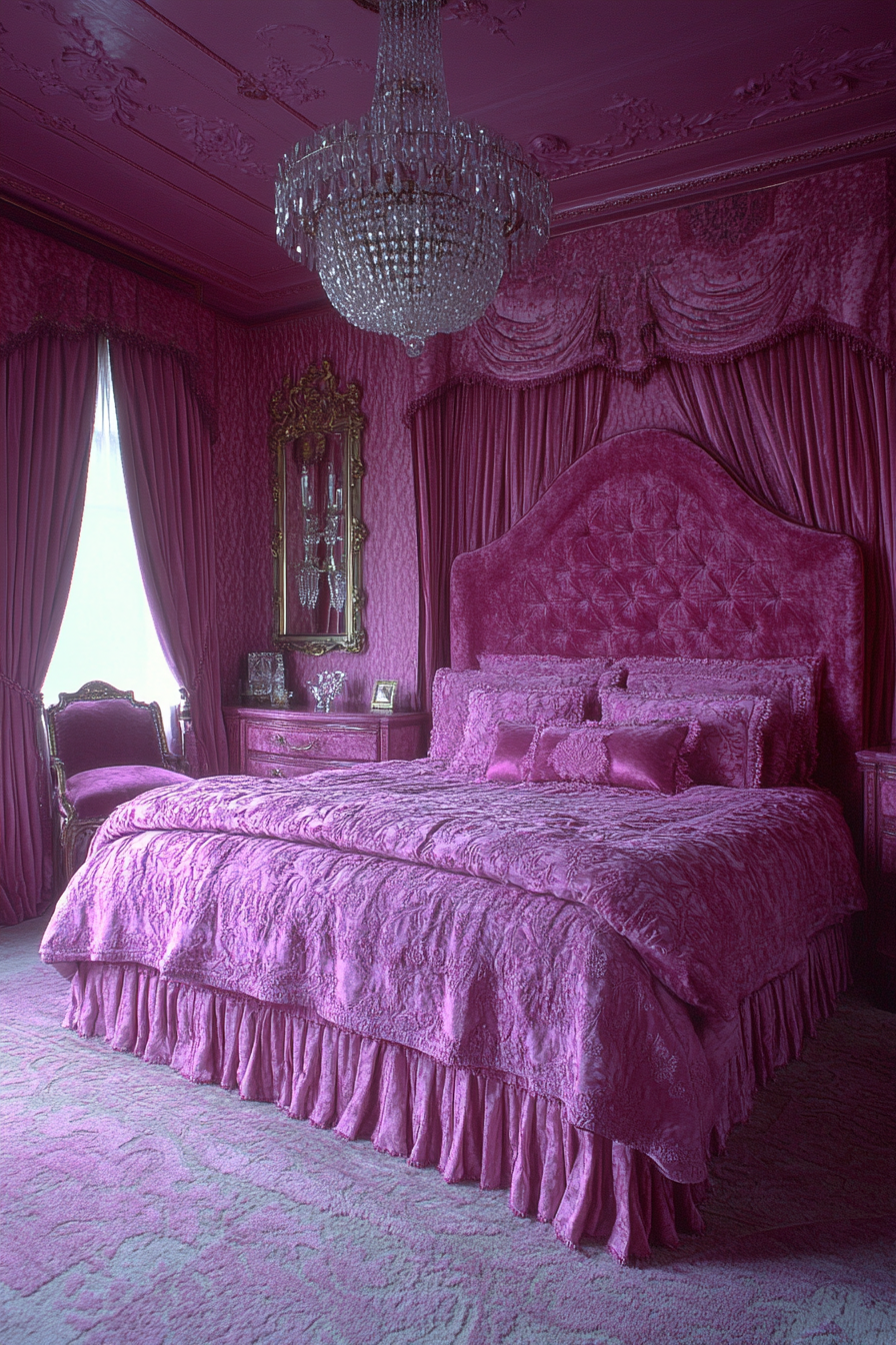 pink fantasy bedroom ideas