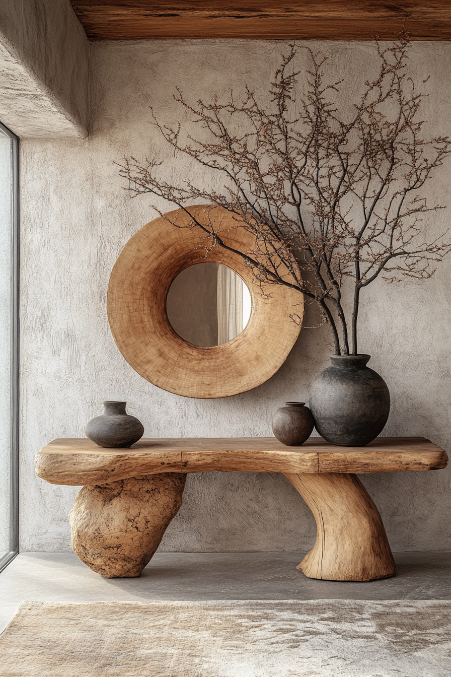 wabi sabi entryway