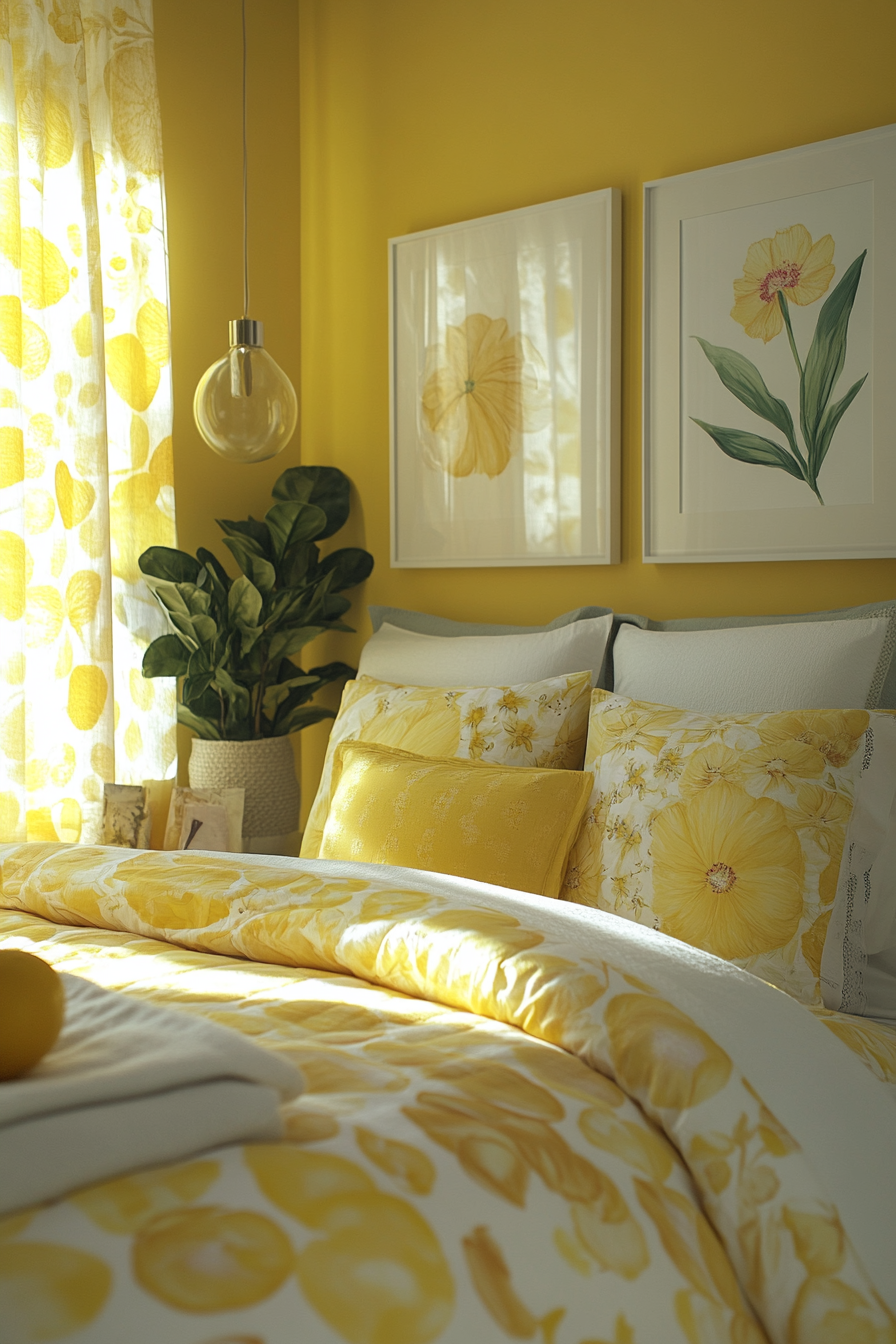 yellow fantasy bedroom ideas