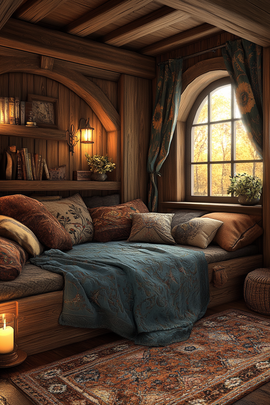 little cabin bedroom