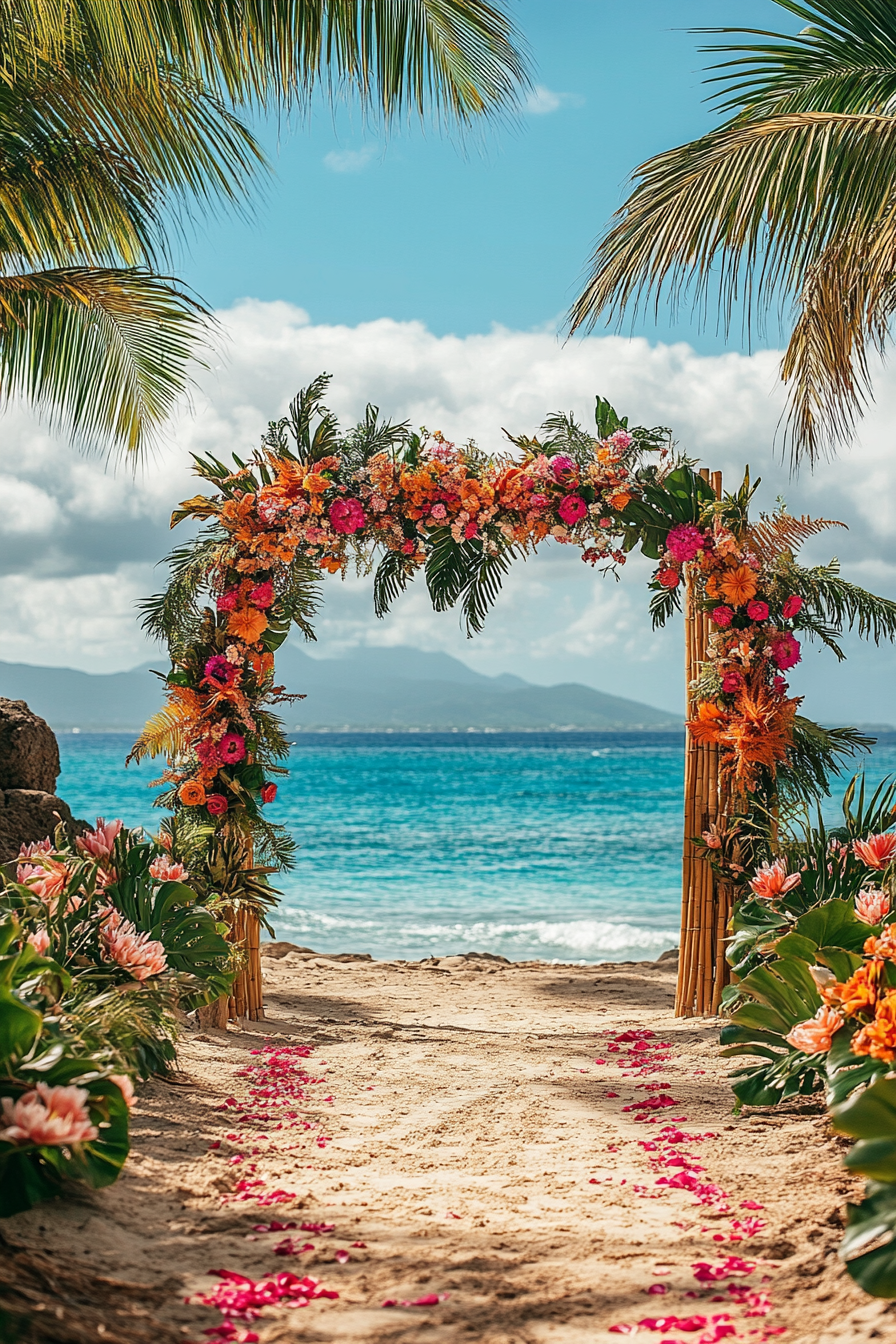 boho wedding arch