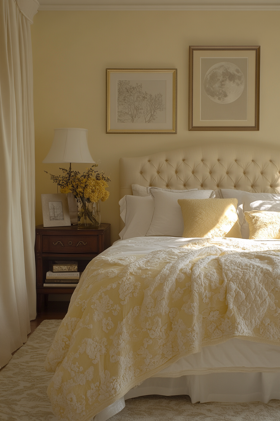 yellow fantasy bedroom ideas