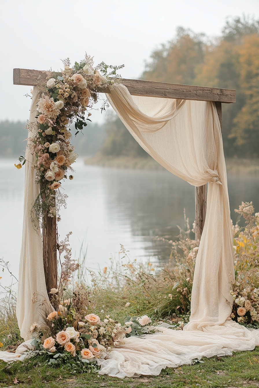 boho wedding arch