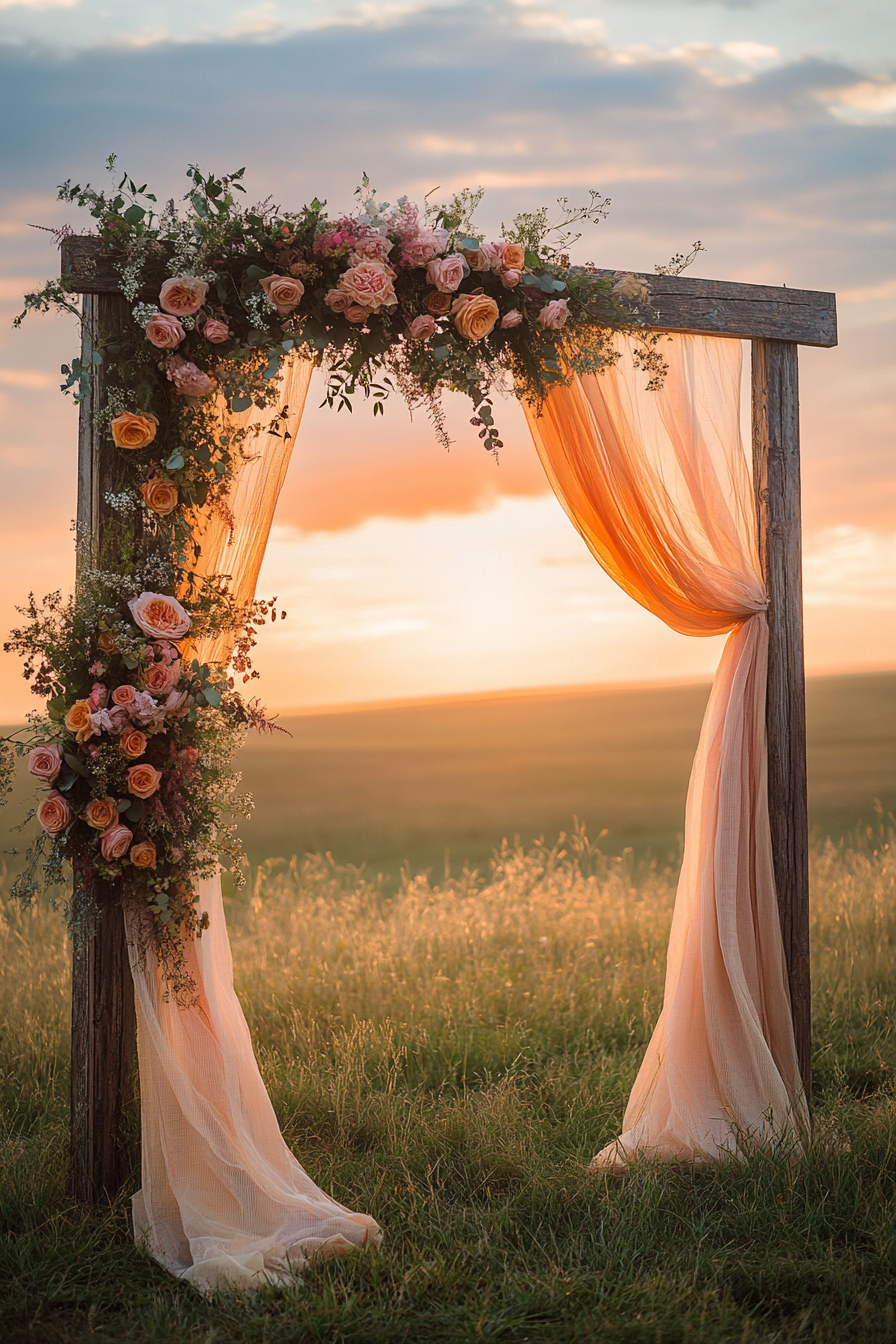 boho wedding arch