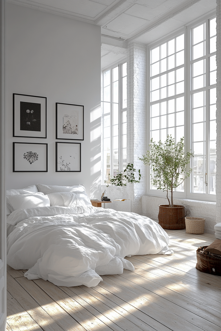 white fantasy bedroom ideas