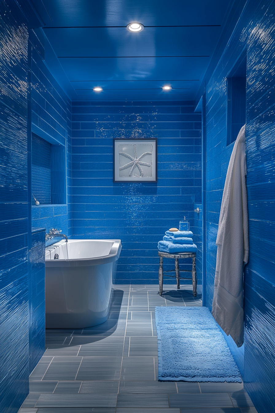 blue bathroom decor ideas