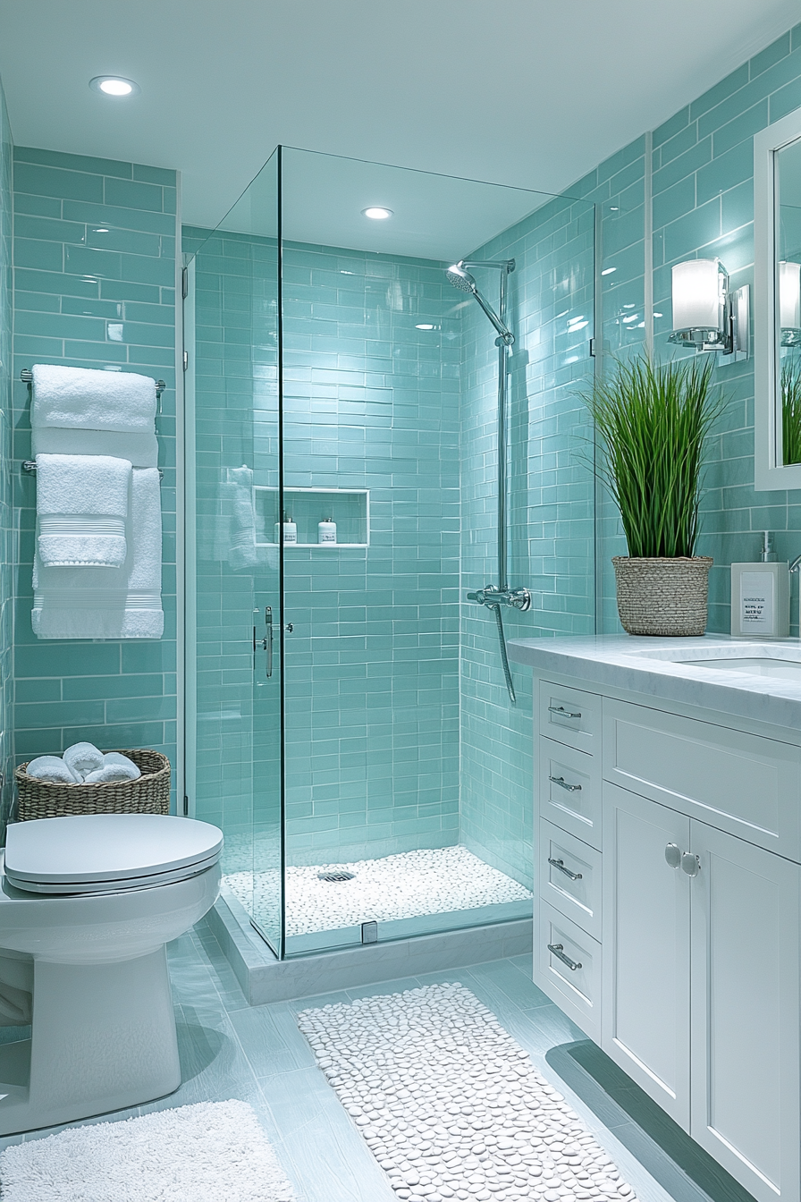 blue bathroom decor ideas