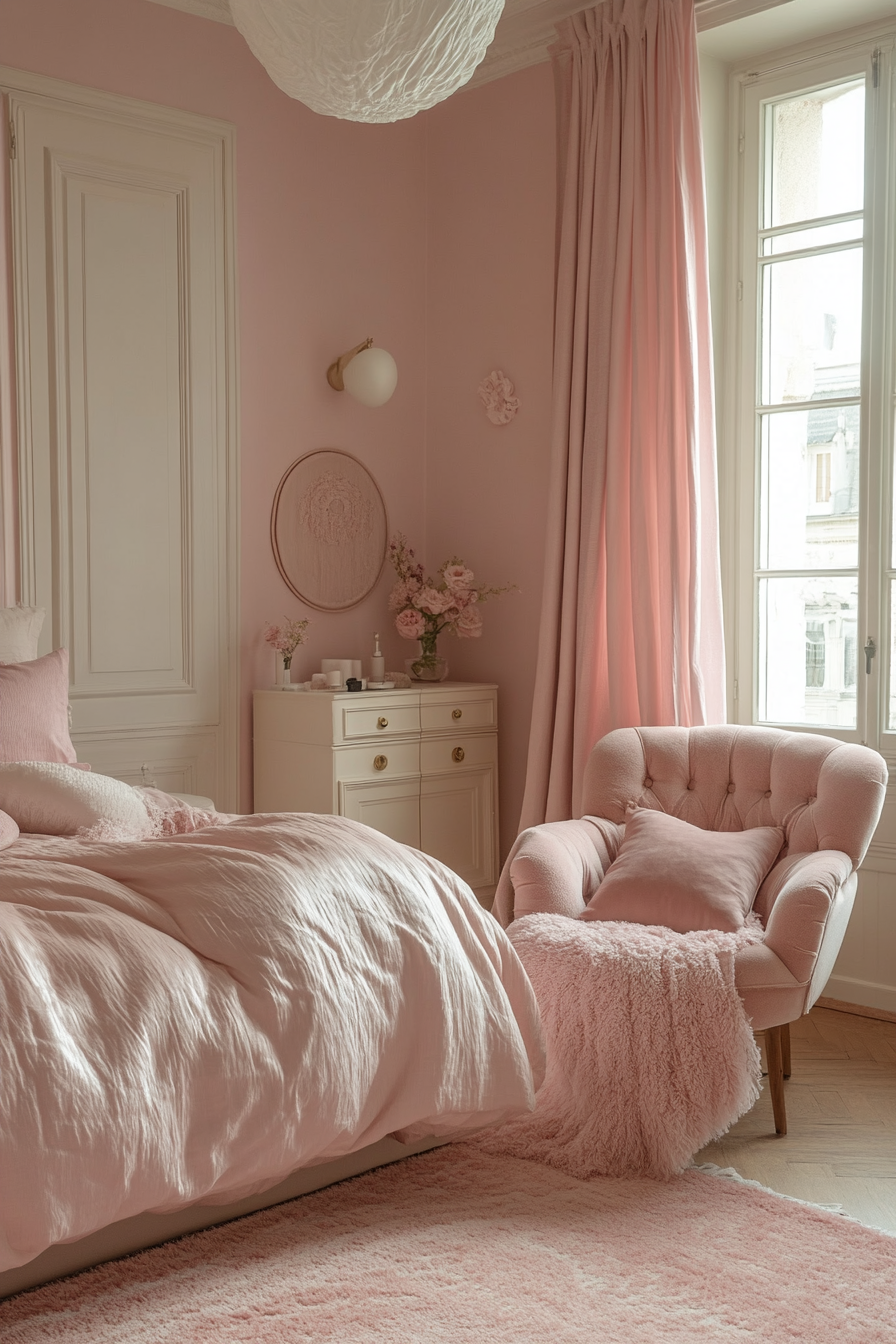 pink fantasy bedroom ideas