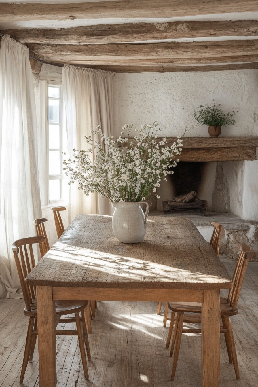 wabi sabi dining room