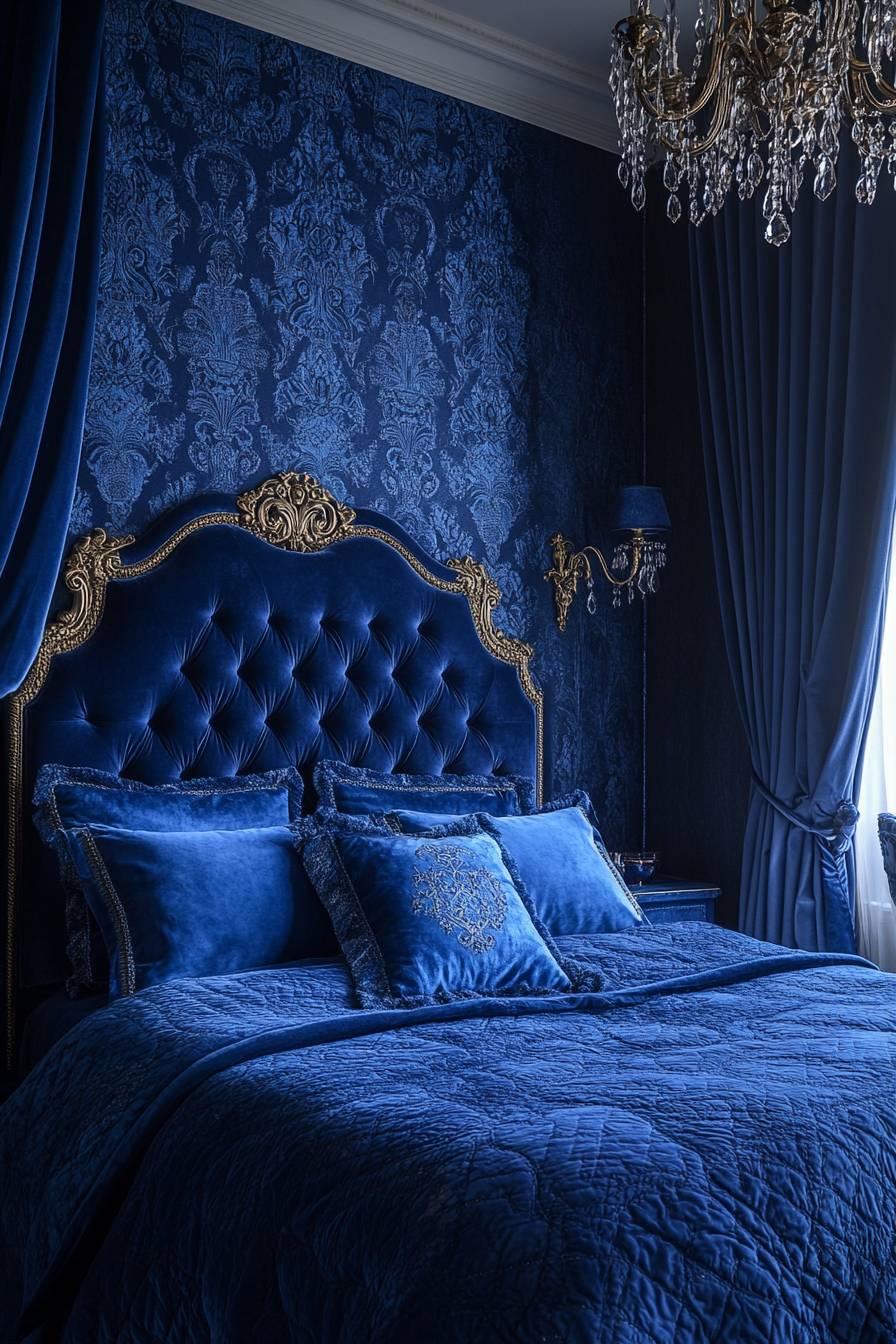 blue fantasy bedroom ideas