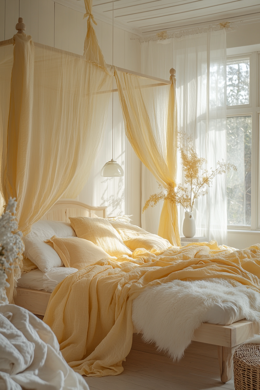 yellow fantasy bedroom ideas