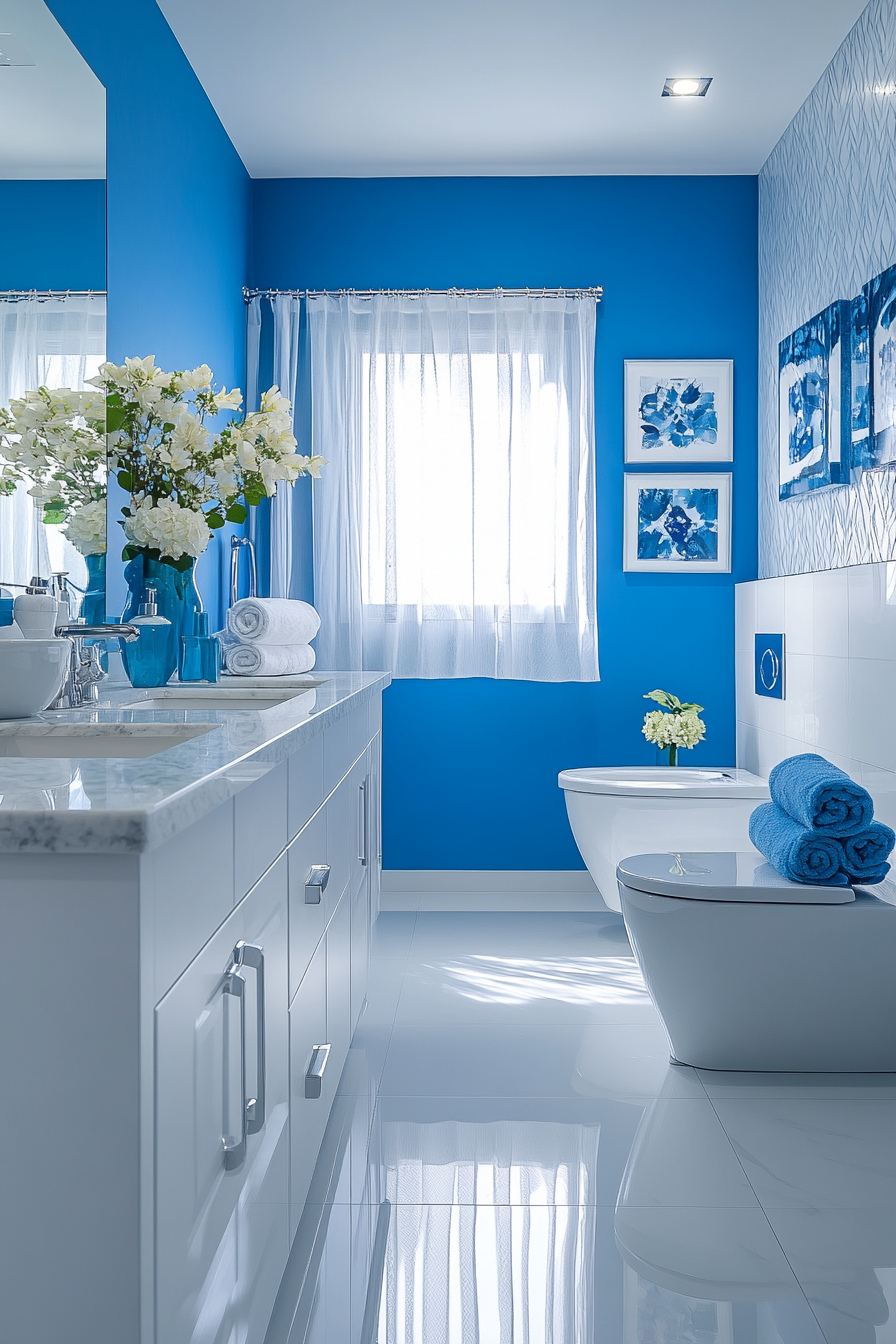 blue bathroom decor ideas