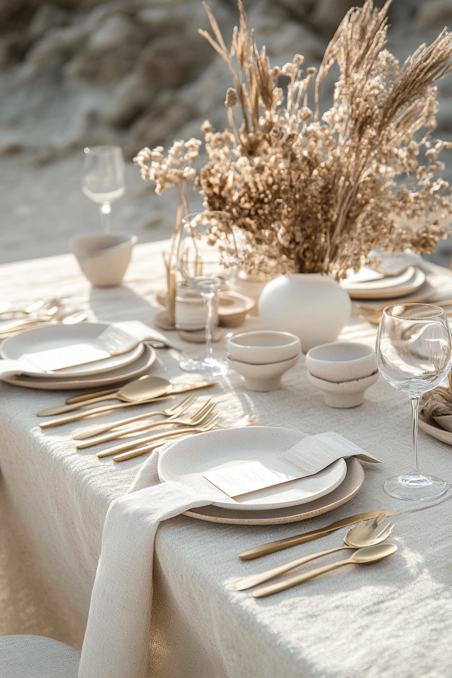 boho wedding table decorations