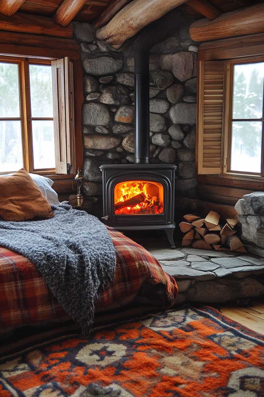 little cabin bedroom