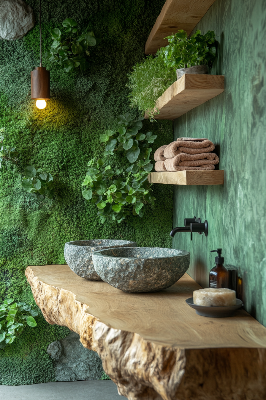 wabi sabi bathroom