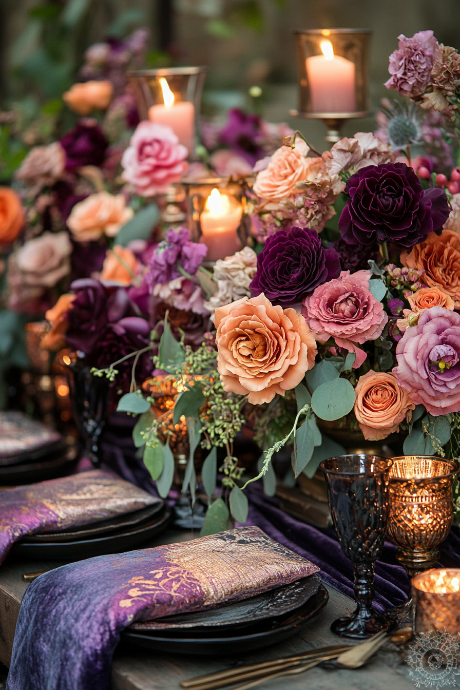 boho wedding table decorations