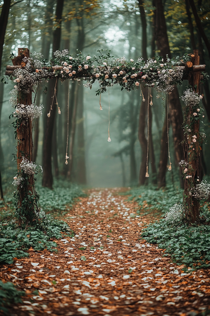 boho wedding arch