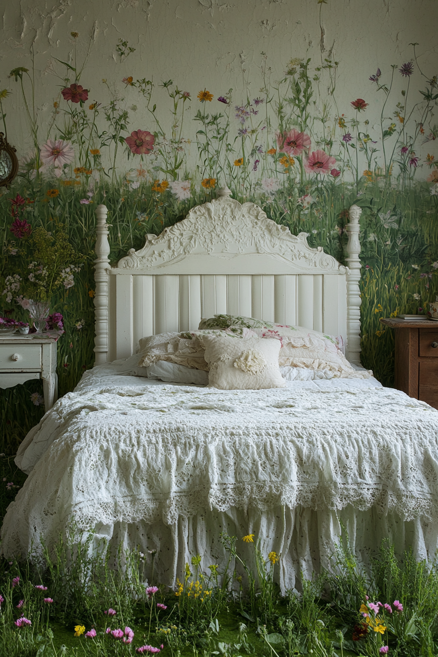 green fantasy bedroom ideas